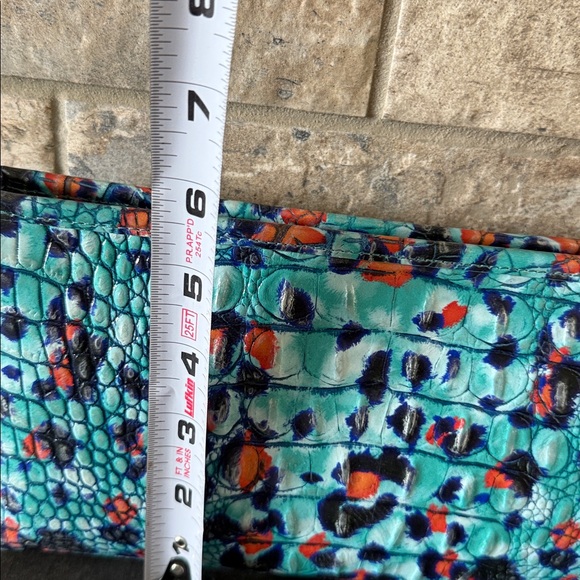 Brahmin Kayle in Frisky Melbourne Colorful Crocodile Embossed Clutch - Picture 4 of 6